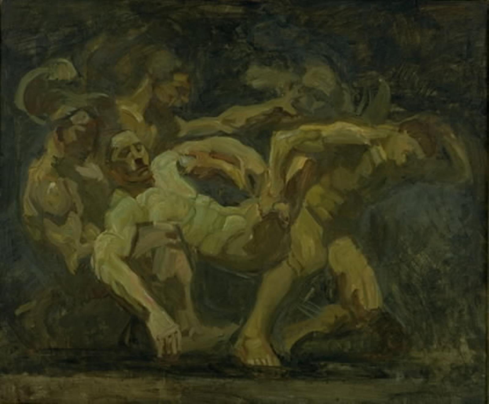 Oluf Hartmann, Striden om Patrokles' lig