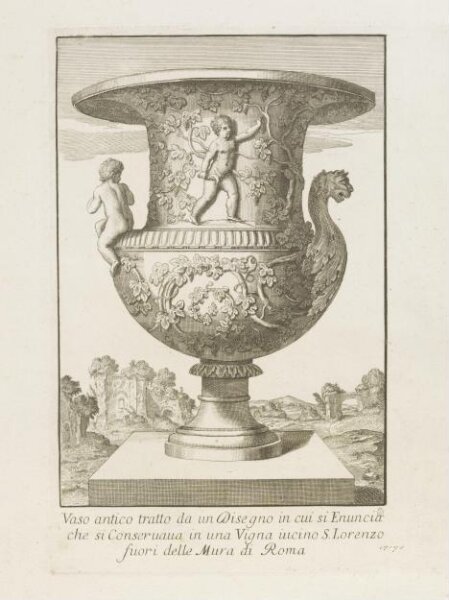Giovanni Lanfranco, Raccolta di vasi diversi formati da illvstri artefici antichi e di varie targhe soprappóste álle fabbriche più insigni di Roma da celebri architetti moderni