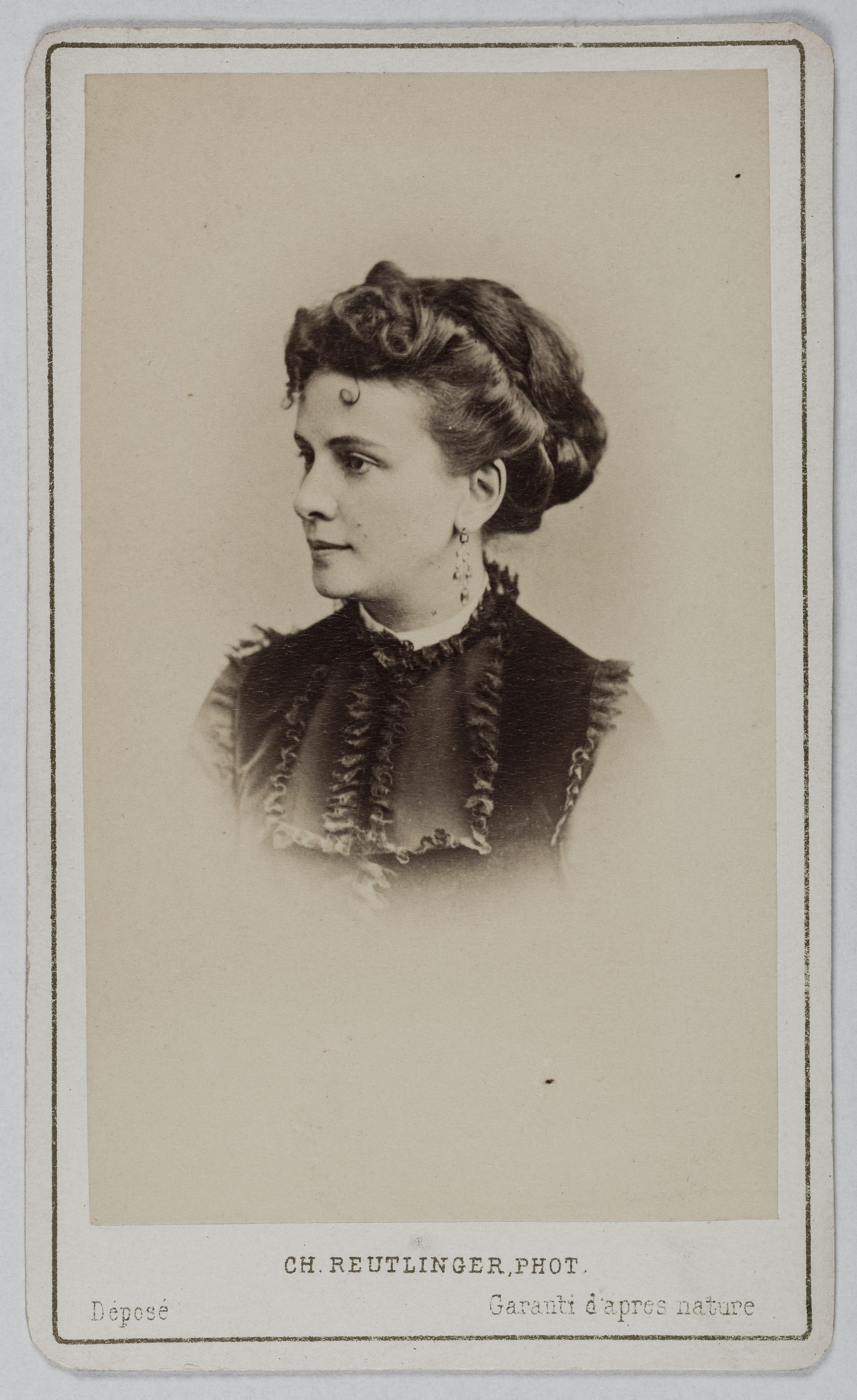 Charles Reutlinger, Portrait d'Essler Jane, (Augustine Jeanne Faessler, dite), (1836-1892), (actrice)