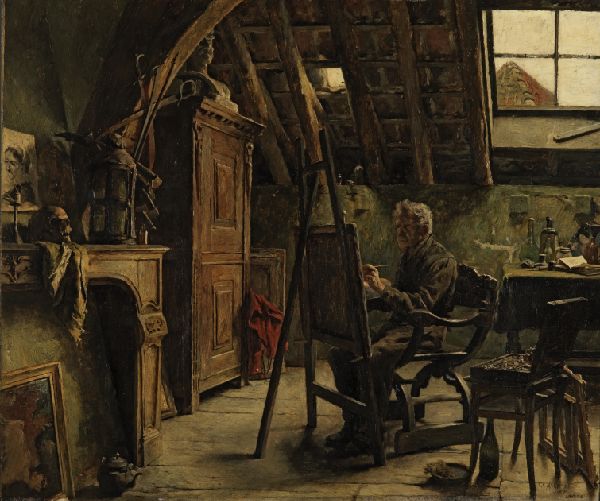 Charles Mertens, Studio of a Painter