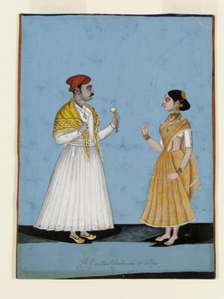 Unknown, An interpreter and his wife