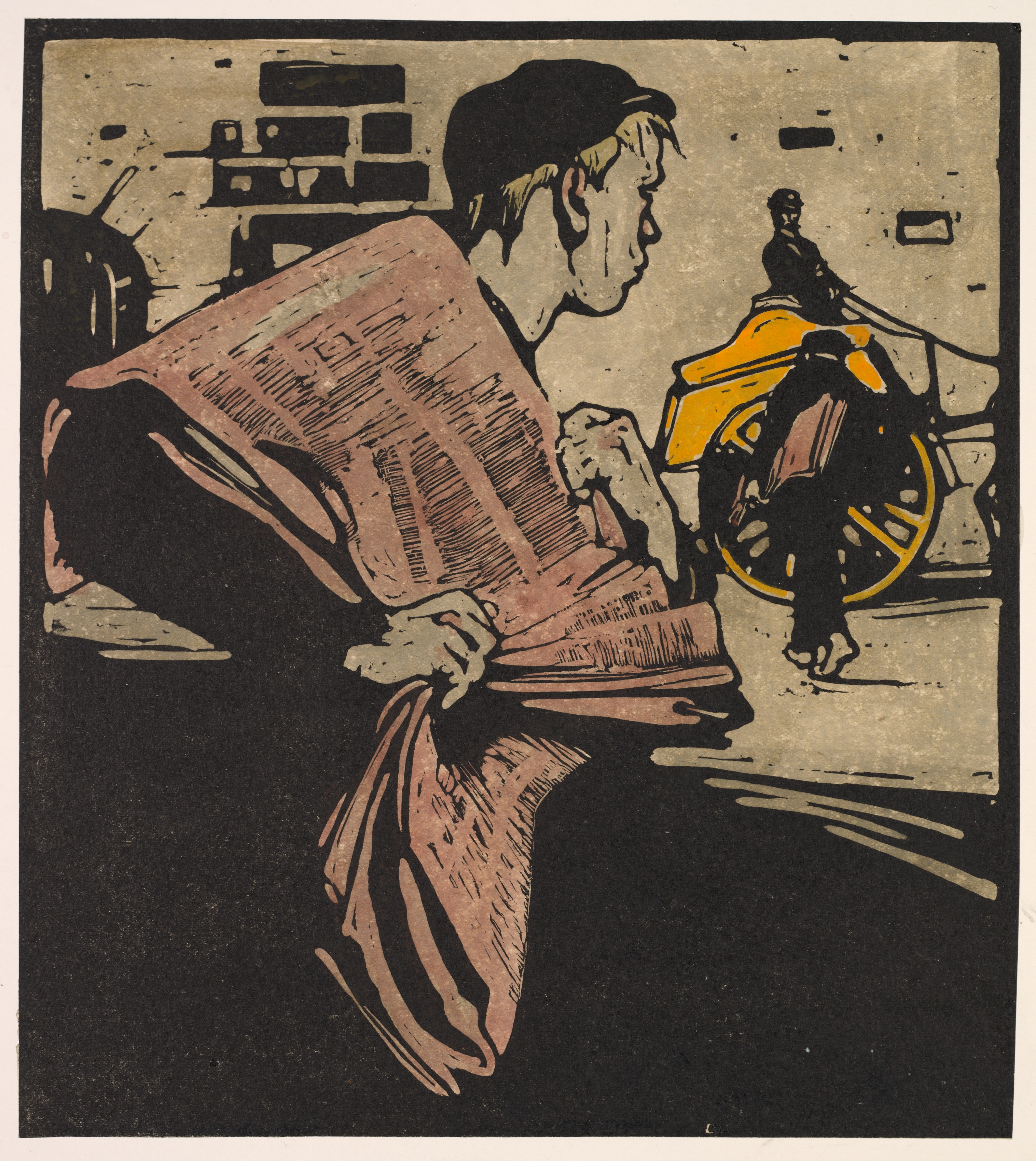 William Nicholson, London Types: News-boy