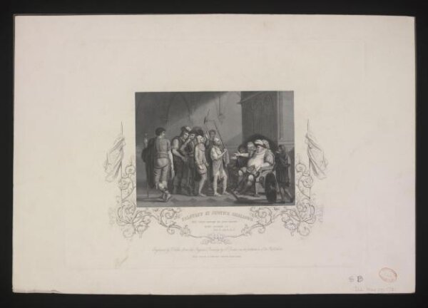 Unknown, Falstaff at Justice Shallow's