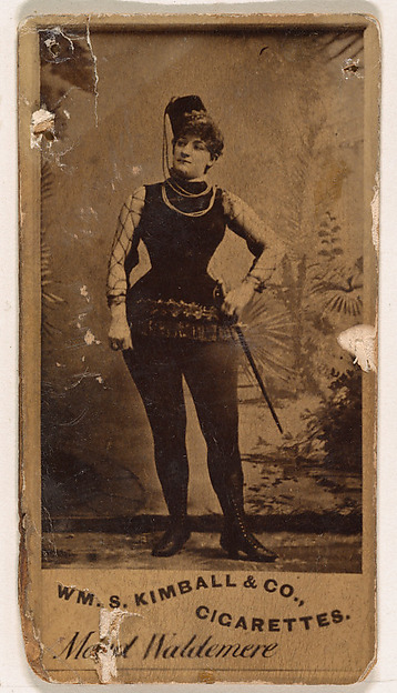 William S. Kimball & Company, Maud Waldemere, from the Actresses series (N203) issued by Wm. S. Kimball & Co.
