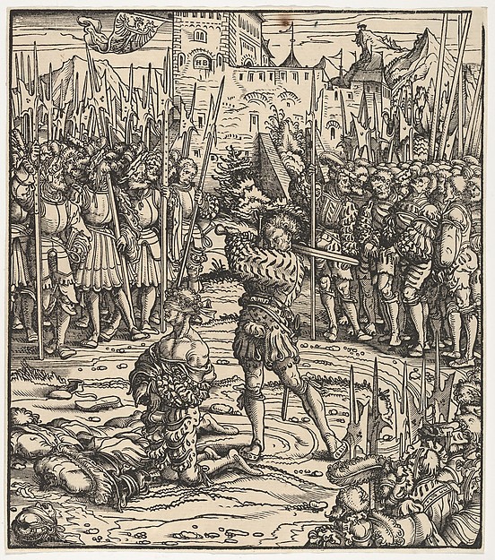 Hans Burgkmair, The Execution of the Guardian of Kufstein, from "Der Weisskunig"