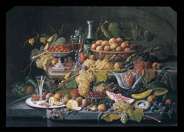 Severin Roesen, Still Life: Fruit