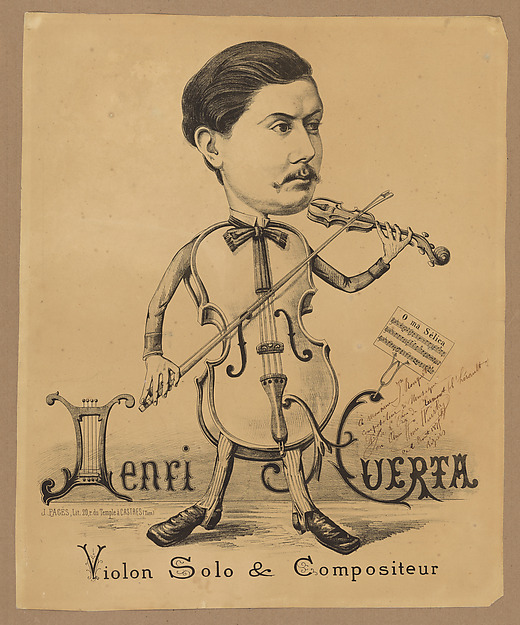 Anonymous, Poster for a performance by Henri Huerta