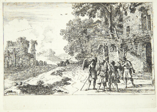 Herman van Swanevelt, Abraham og de tre engle