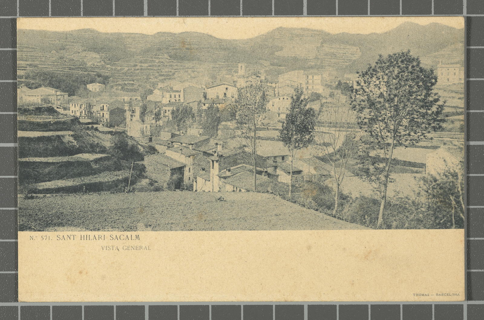 Desconegut, N.º 571. Sant Hilari Sacalm. Vista general