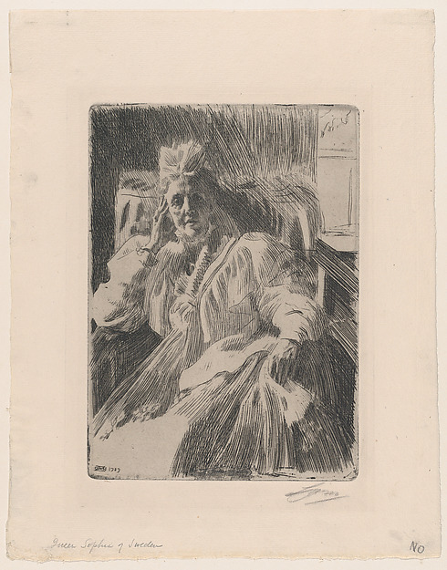 Anders Zorn, Queen Sophia of Sweden