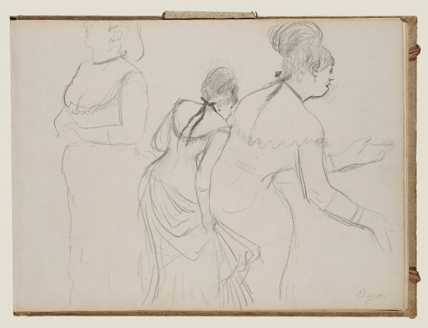 Edgar Degas, Sketches of a Café Singer