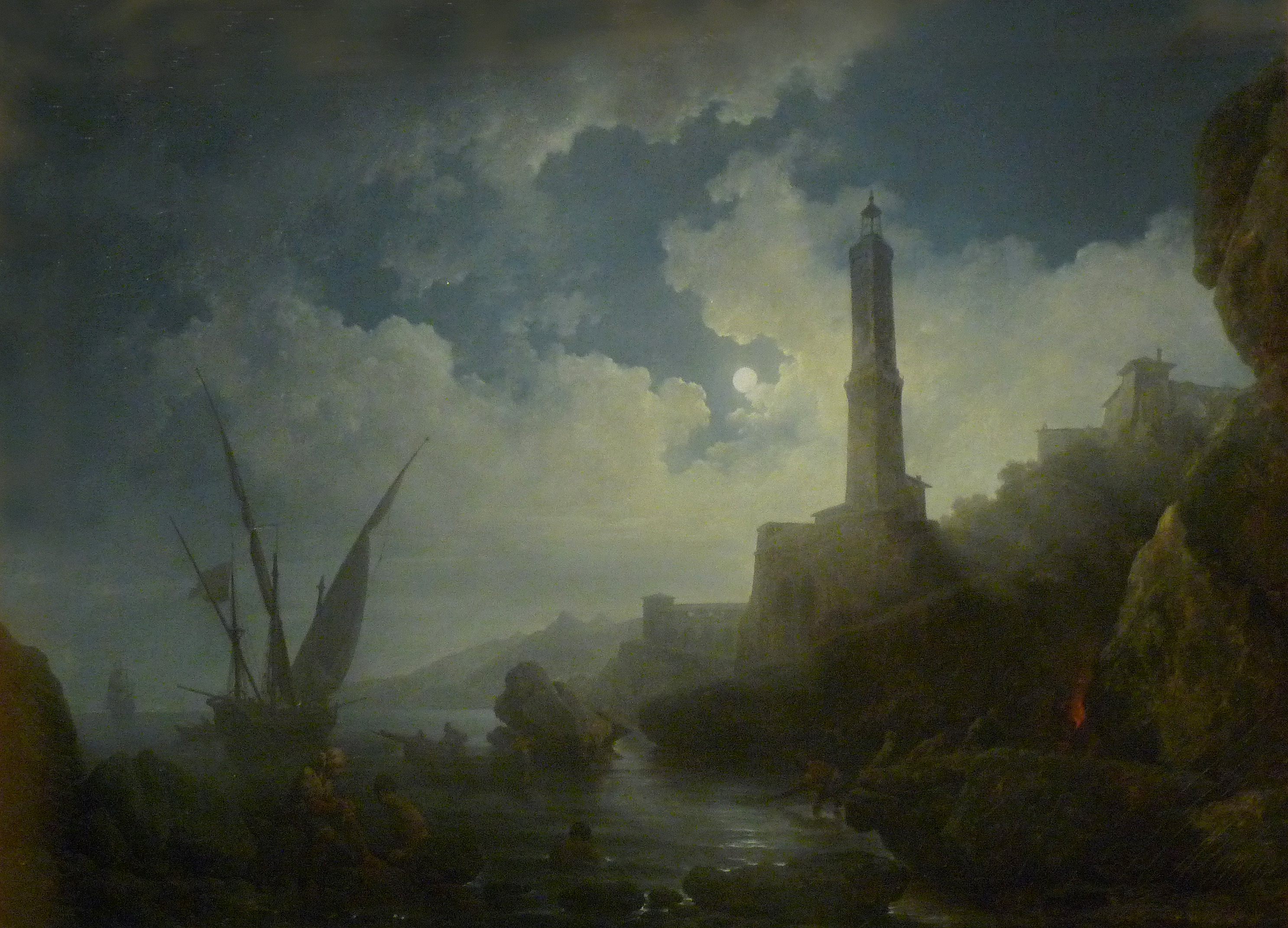 Philip James de Loutherbourg, Fishermen in the Moonlight