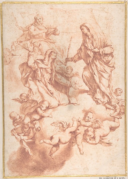 Luca Giordano, Saint Anne Received in Heaven by Christ and the Virgin