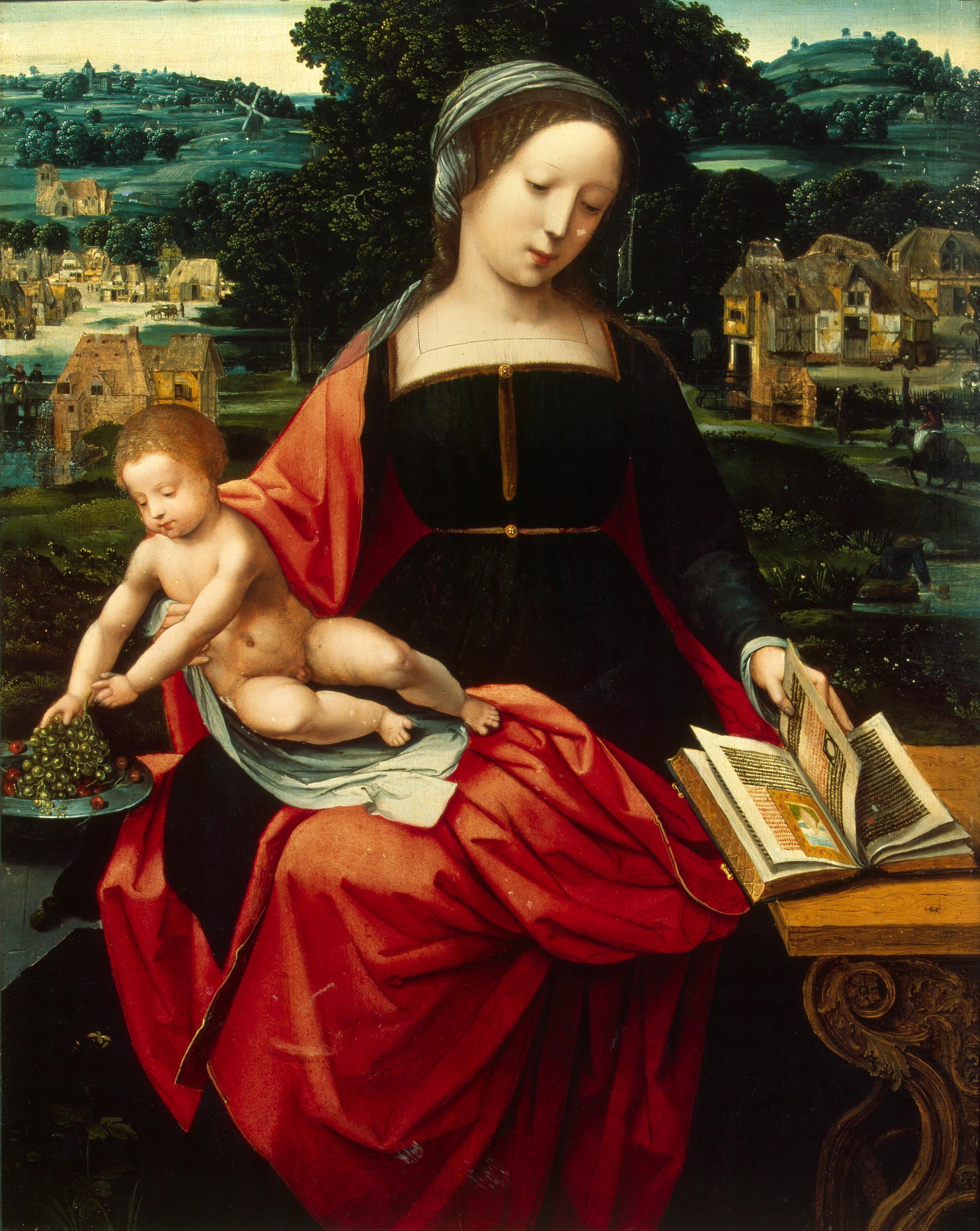 Master of the Female Half-Lengths, The Virgin and Child