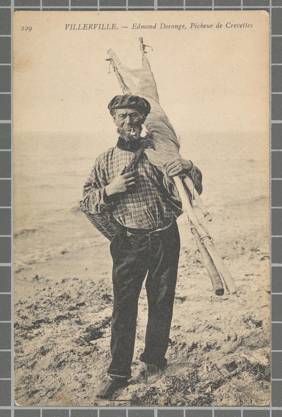 Desconegut, 229 Villerville. - Edmond Dorange, Pêcheur de Crevettes