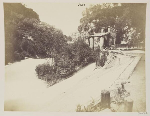 Parker, John Henry, Aqueducts - Subiaco, Cascade at the Paper Mill on the site of a Piscina of the Anio Novus, A.D. 50.