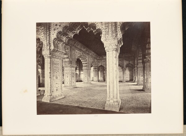 Samuel Bourne, Delhi; The Palace, Interior of the Dewan-i-Kass