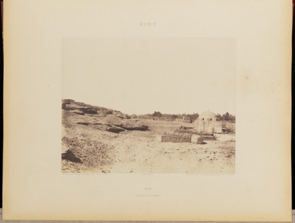 Félix Teynard, Deîr. Village et Tombeau