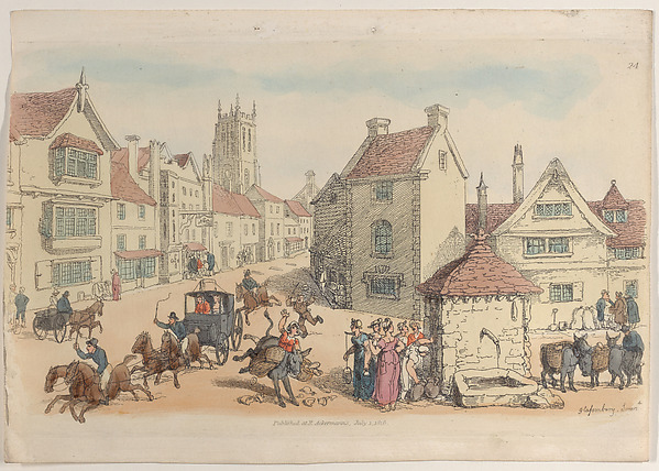 Thomas Rowlandson, Plate 24, from "World in Miniature"