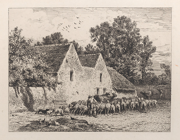 Charles Jacque, A Farm