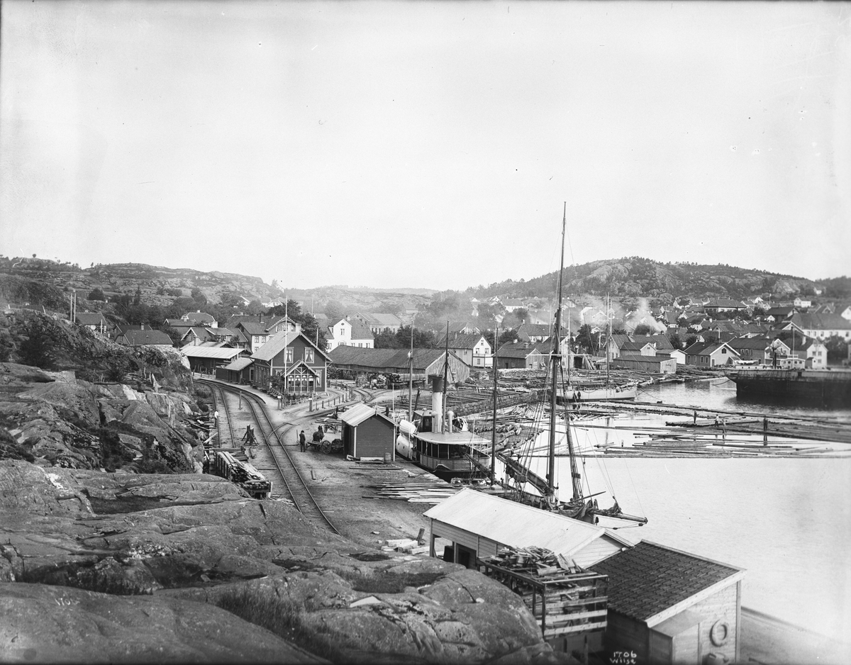 Anders Beer Wilse, Prot: Lillesand - Panorama 29. Juli 1902