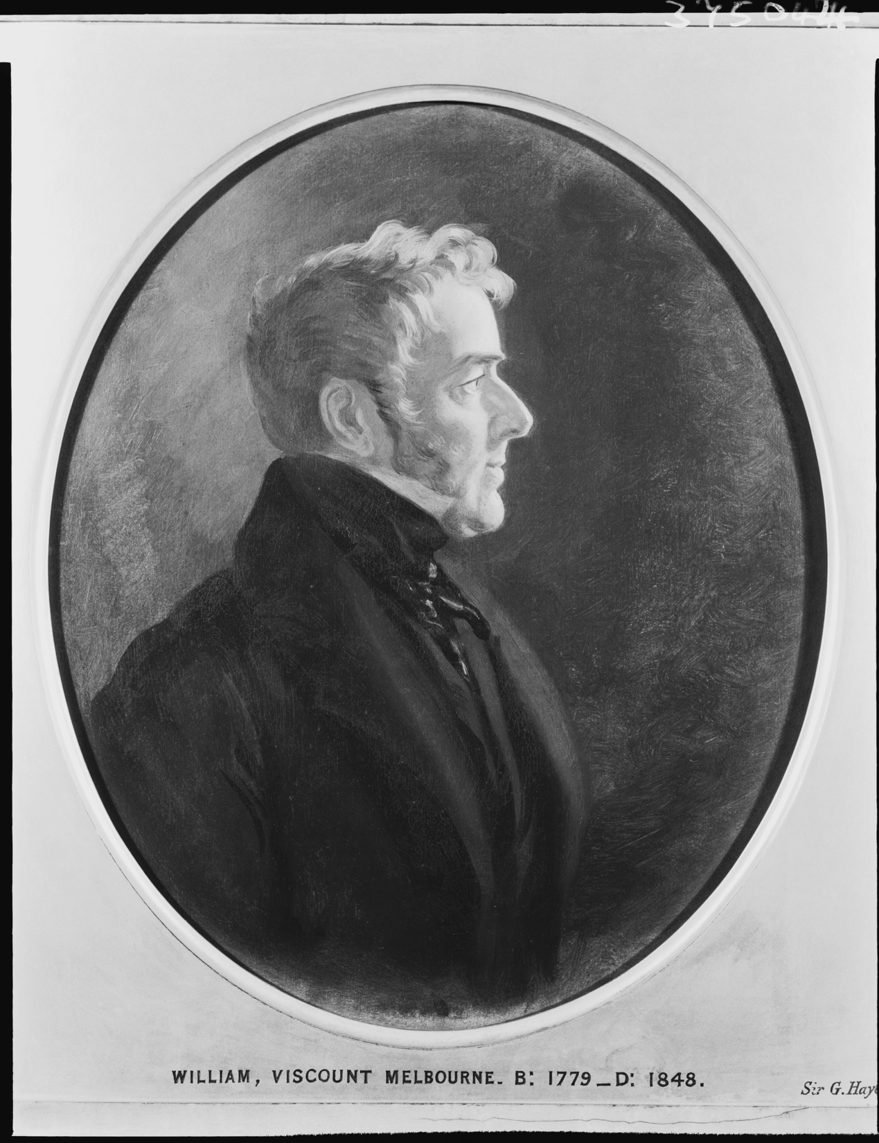 George Hayter, William Lamb, 2nd Viscount Melbourne (1799-1848)