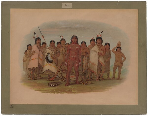 George Catlin, "Paint Me" - Apachee