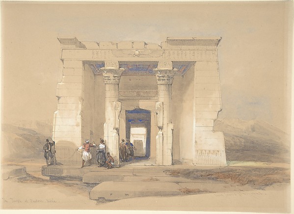 David Roberts, The Temple at Dendur, Nubia