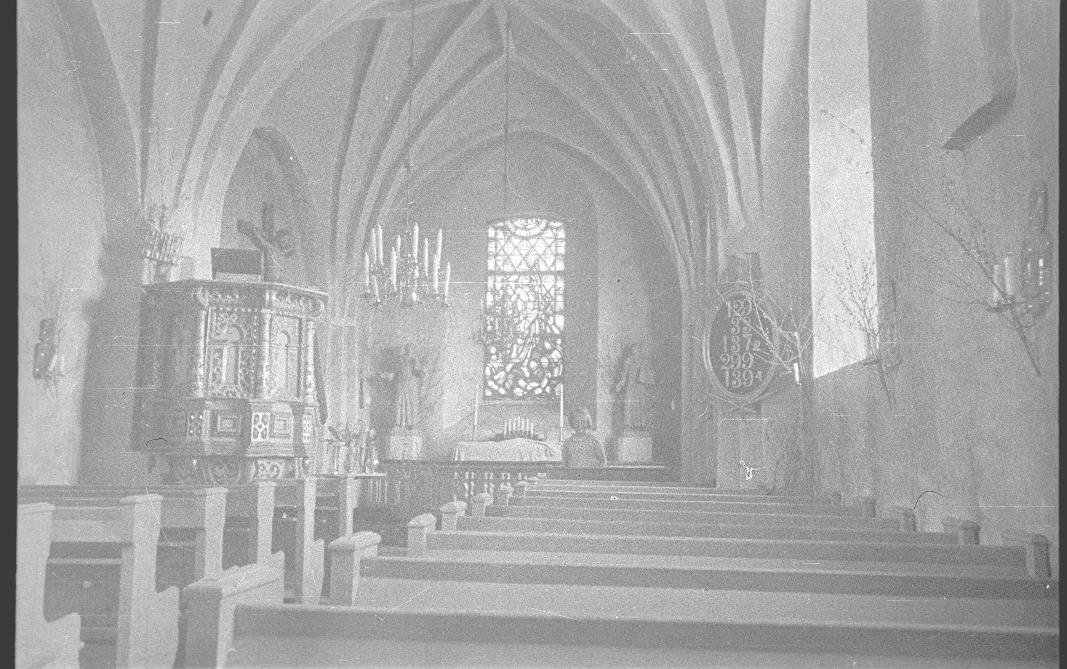 Berit Wallenberg, Vallby kyrka