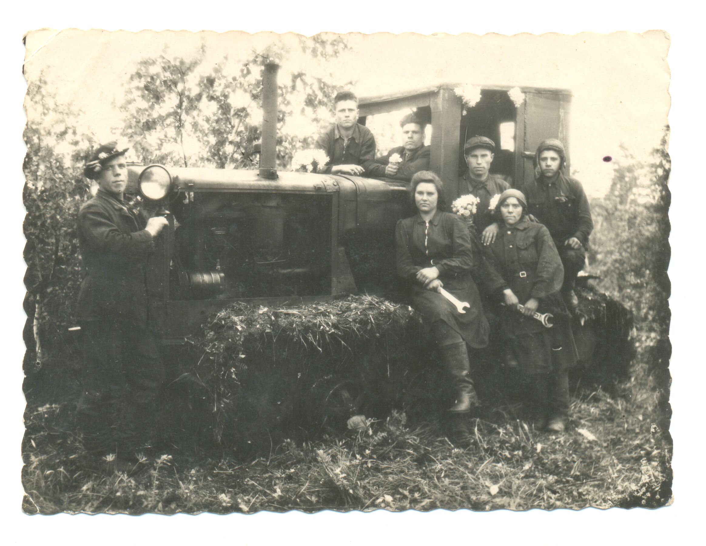 Nežinomas fotografas, Lietuviai tremtiniai Krasnojarsko krašte. Rusija. 1951 m.
