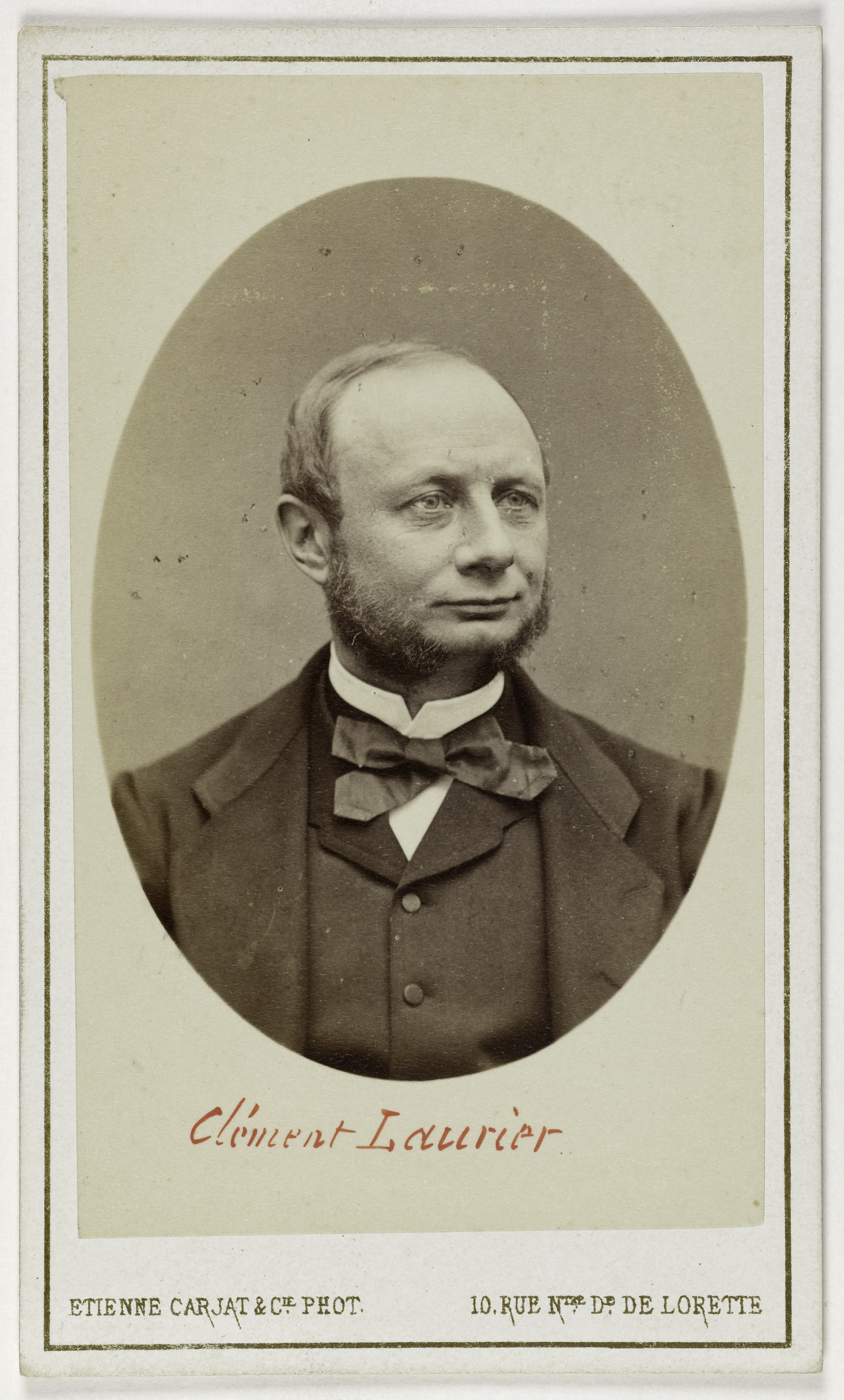 Carjat & Cie, Portrait de Laurier Clément, (1832-1878), (avocat, homme politique)
