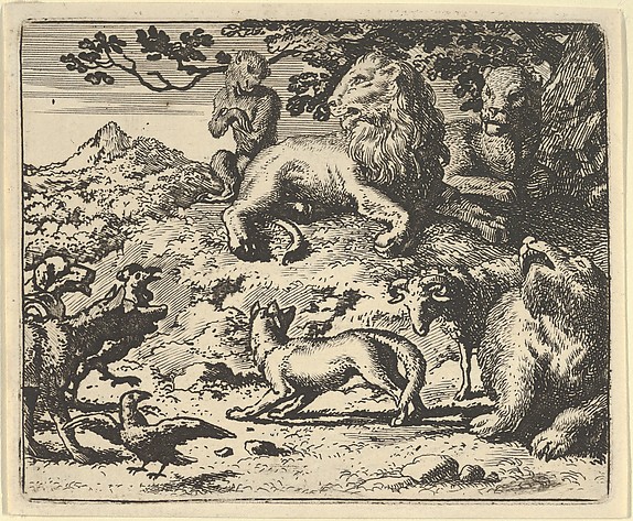 Allart van Everdingen, The Dread of Renard's Enemies from Hendrick van Alcmar's Renard The Fox