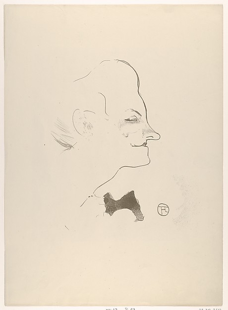 Henri de Toulouse-Lautrec, Yvette Guilbert (from Le Café Concert)