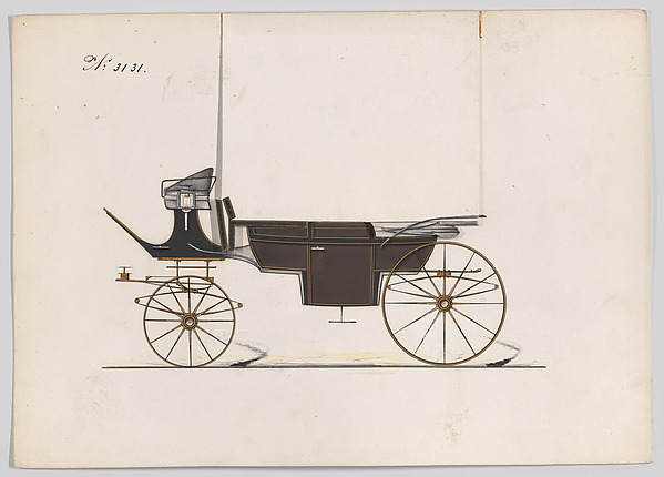Brewster & Co., Design for Landau, No. 3131