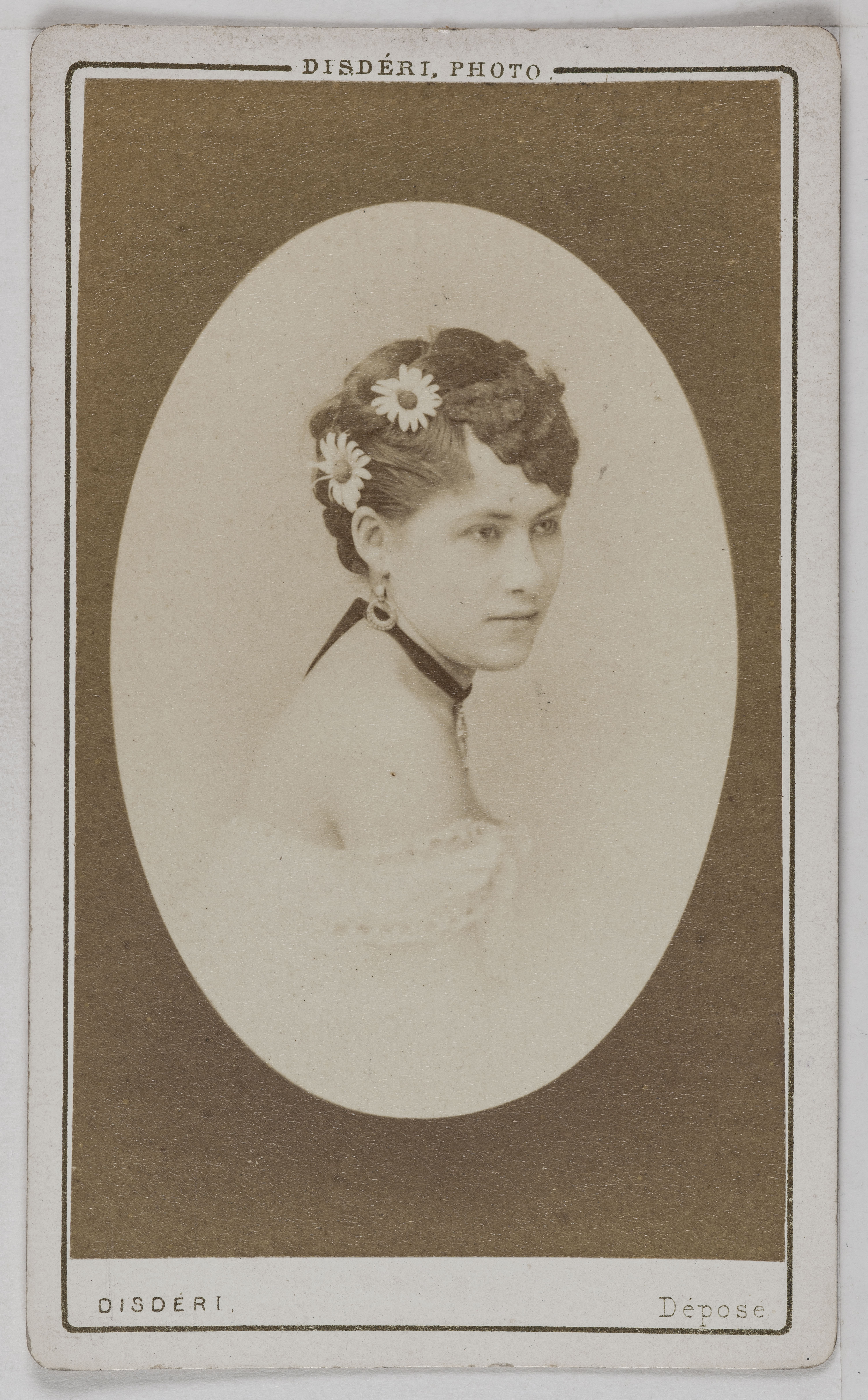 André-Adolphe-Eugène Disdéri, Portrait de Mainville, (actrice)
