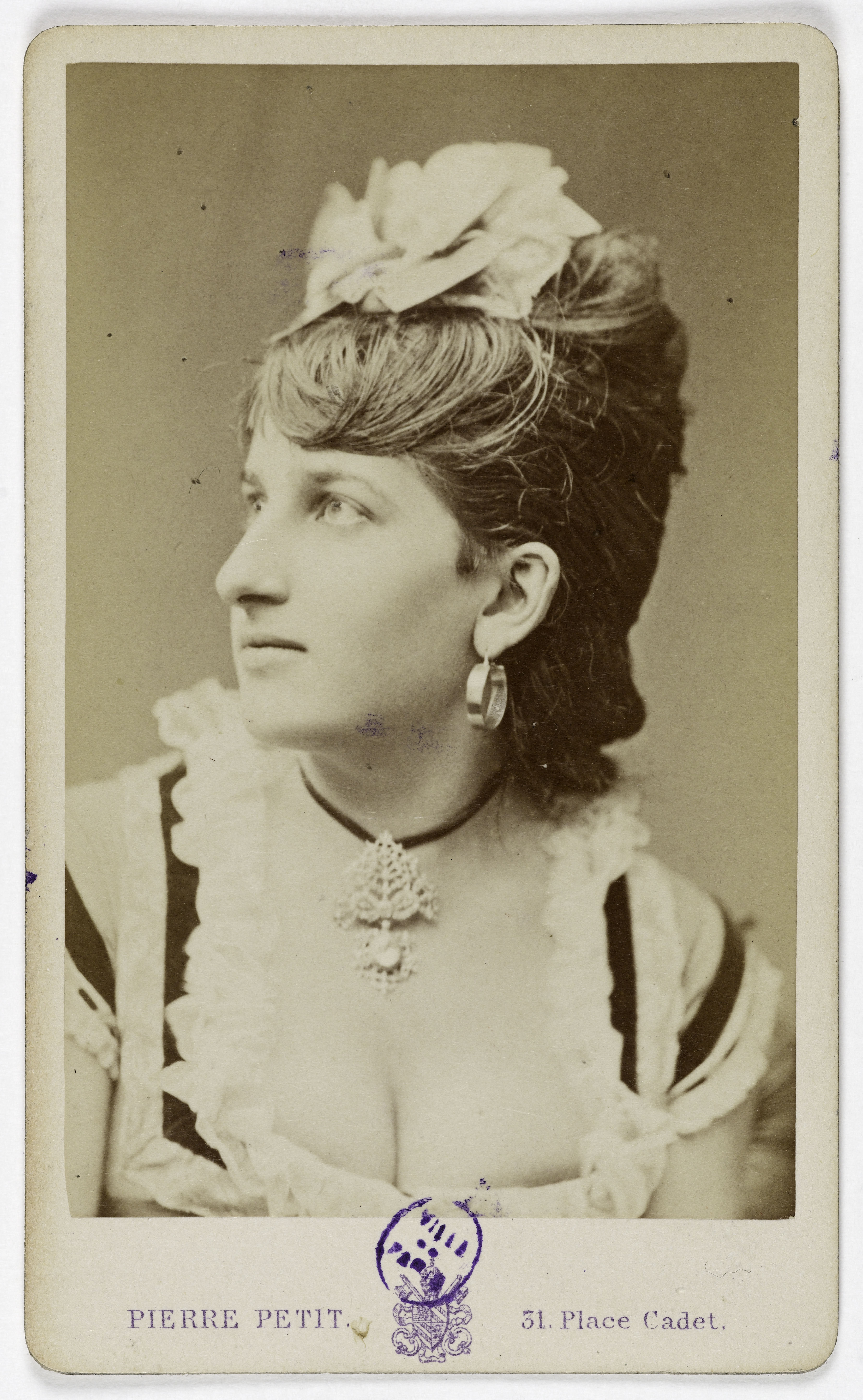 Pierre Petit, Portrait de Marthe Dupuis (actrice à la salle Taitbout)