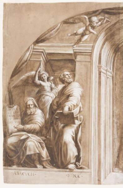 Unknown, Hosea, Jonah, David and Daniel (after Raphael)