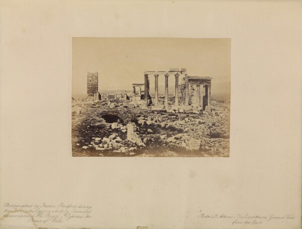 Francis Bedford, Athens - The Erechtheum, General View from the East