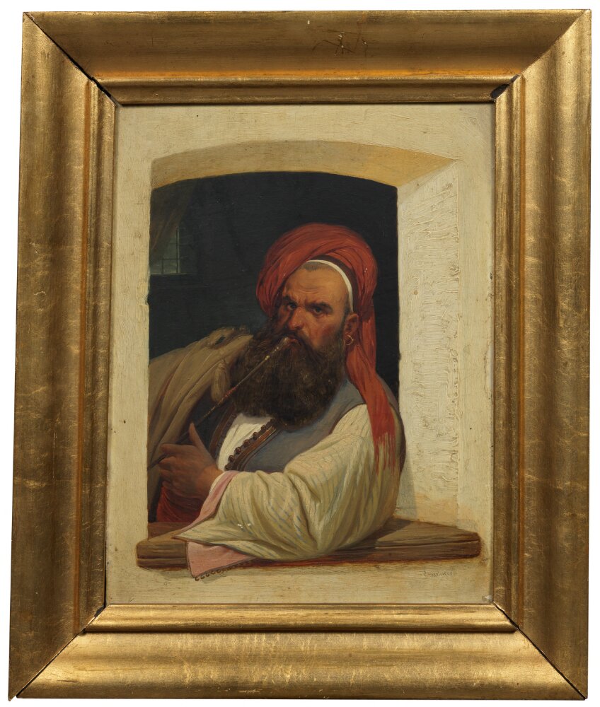 Niels Simonsen, Pipe-Smoking Algerian Man