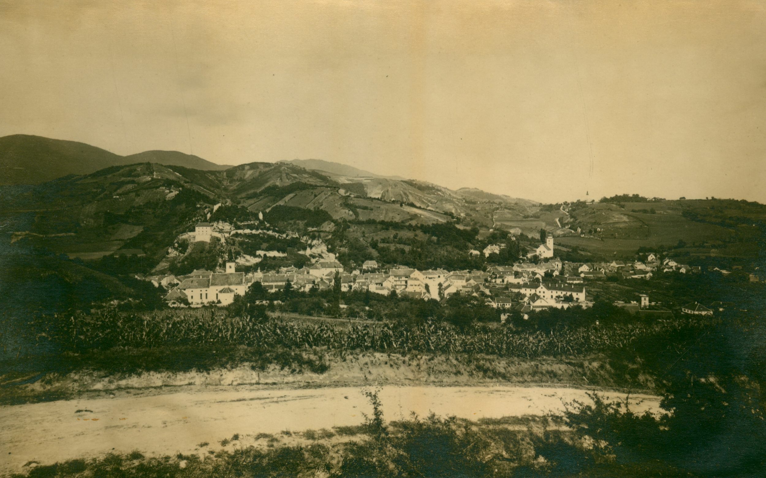 Josip Brunšmid, Krapina - panorama mjesta