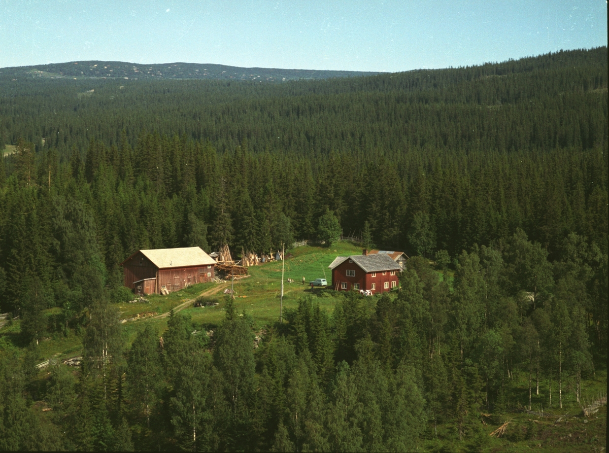 Widerøes Flyveselskap A/S, Flyfoto, Berget, Mesnalia, Ringsaker.
