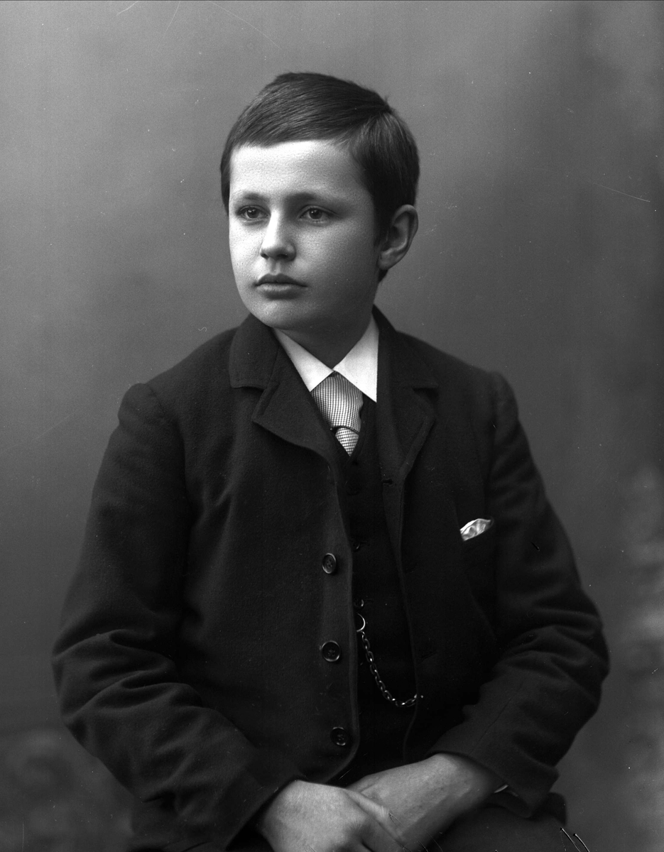 Gustav Borgen, Portrett, Ove Egeberg Gude, skoleelev.