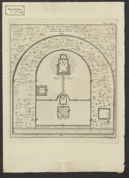 J.-B. (1674-1743) (cartographer) Du Halde, Plan du Tientang: ou Temple dedié a Chang-ti ou Souverain Seigneur du Ciel