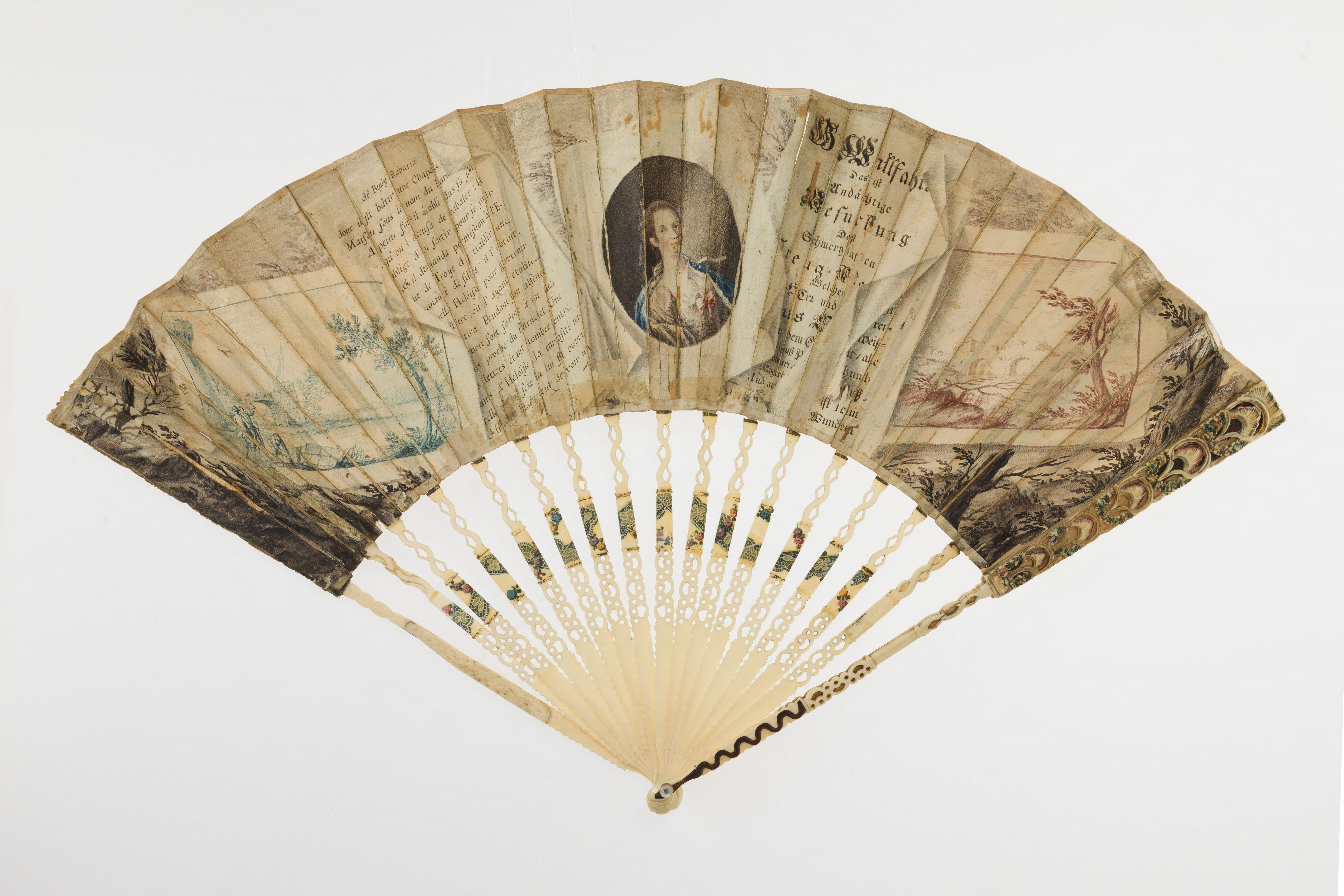 Anonyme, Gravures, portrait et pages de livres