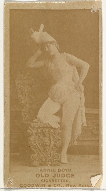 Goodwin & Company, Annie Boyd, from the Actors and Actresses series (N171) for Old Judge Cigarettes