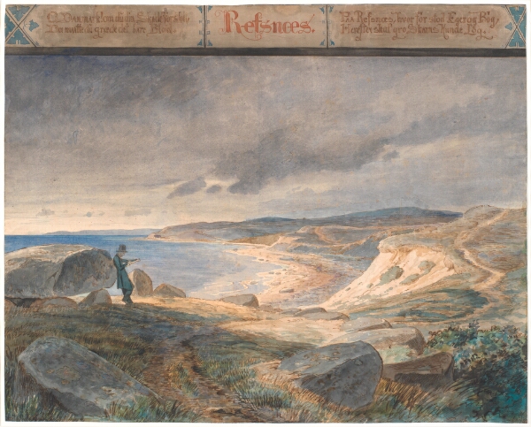 Johan Thomas Lundbye, Refsnæs, Kystlandskab