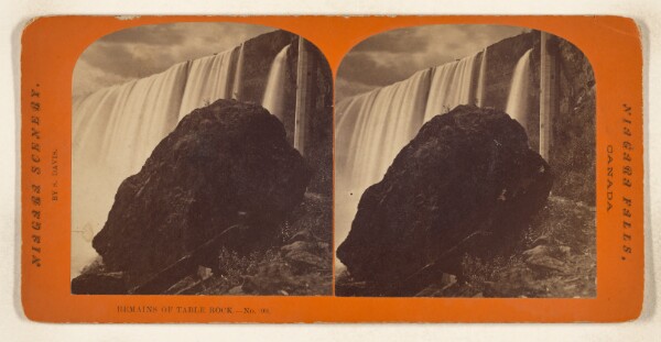 Saul Davis, Remains of Table Rock [Niagara Falls, Canada]