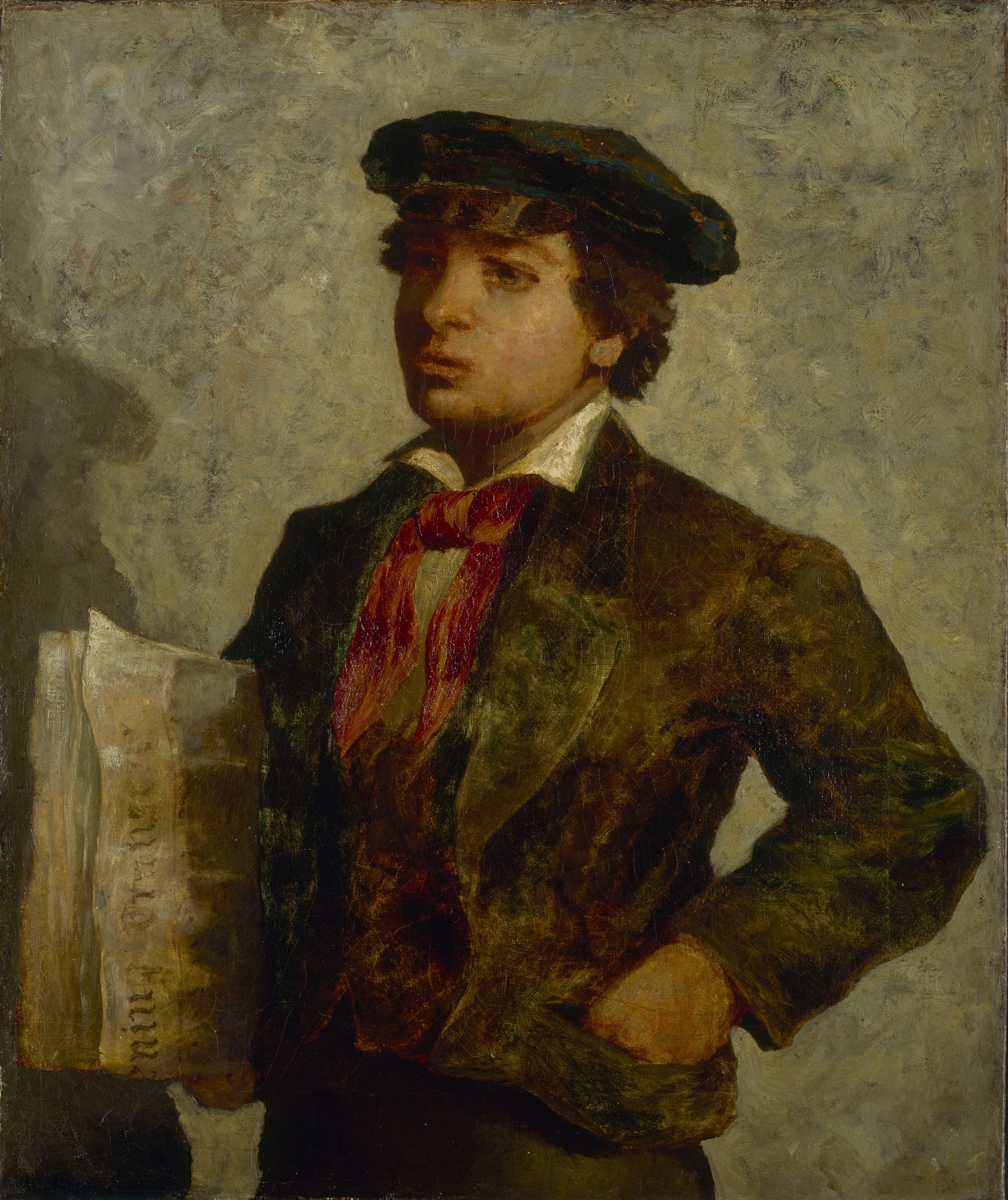 Edward Mitchell Bannister, Newspaper Boy