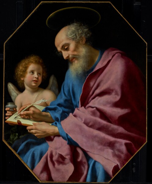 Carlo Dolci, Saint Matthew Writing His Gospel
