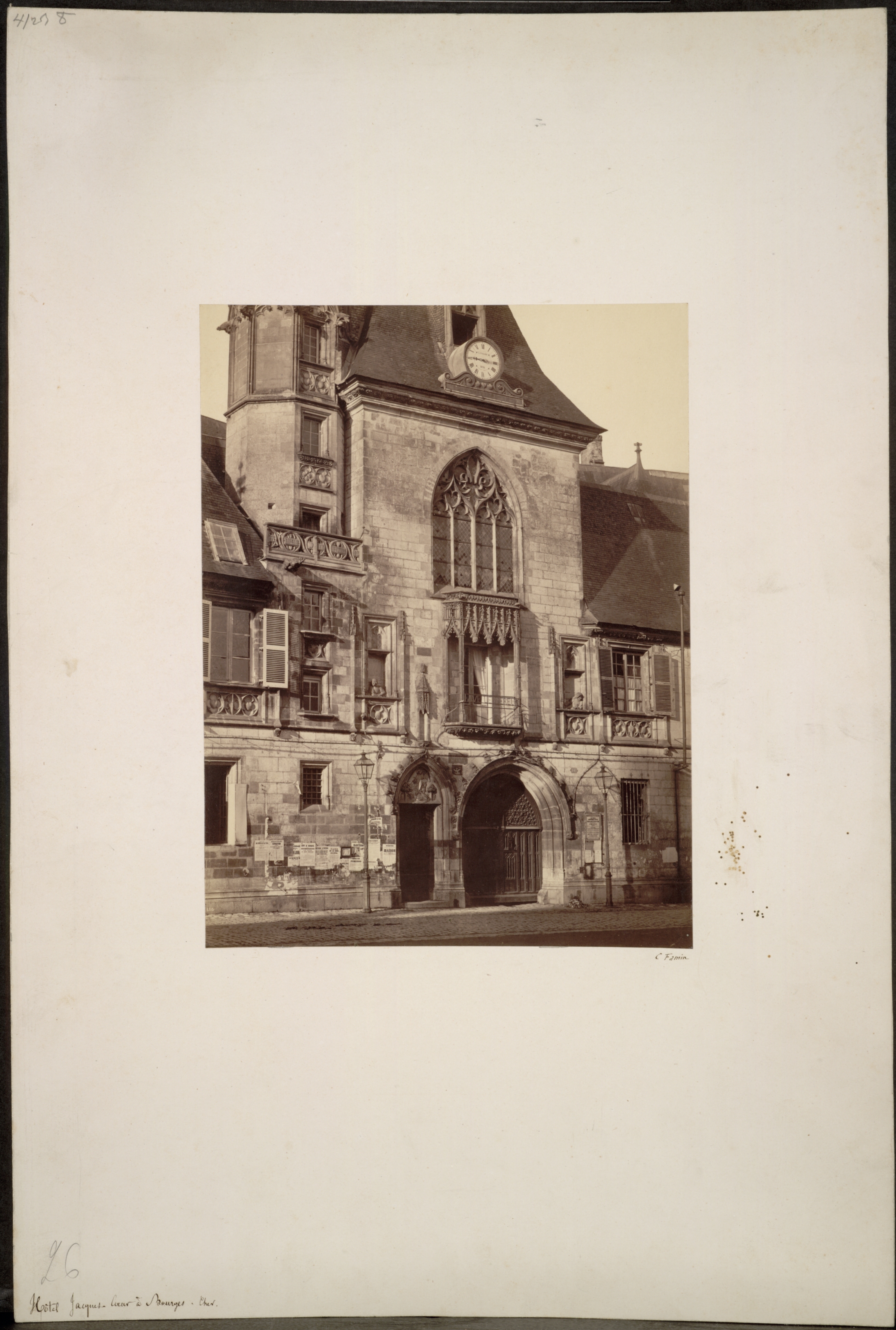 Constant Alexandre Famin, Hotel Jacques Coeur at Bourges